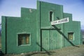 Green store front of Robbin Orchards, Flathead Lake, MT