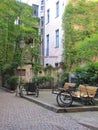 Green Street with Old type of Bikes