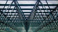 Green Structure/skeleton of a greenhouse roof Royalty Free Stock Photo