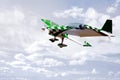 Green Stunt Plane