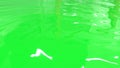 Green surface with white highlights and circles on the water. Beautiful green background. Liquid surface with wavy texture Royalty Free Stock Photo