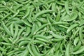 Green sweet peas - background