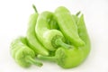 Green sweet peppers