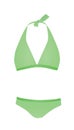 Green swim suit Royalty Free Stock Photo