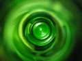 Green swirl background