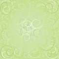 Green swirl pattern Royalty Free Stock Photo