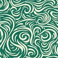 Green Swirling Abstract Pattern Background Royalty Free Stock Photo