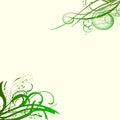 Green swirls background Royalty Free Stock Photo