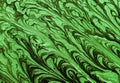 Green swirls of paint. Royalty Free Stock Photo