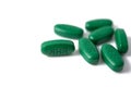 Green tablets vitamins