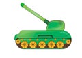 Green tank children picture style