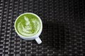 Green Tea Art Latte