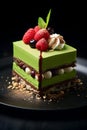 Green tea bliss in the form of a matcha layered cake