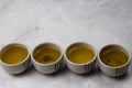 Green tea bowls Royalty Free Stock Photo