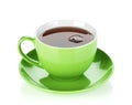 Green tea cup Royalty Free Stock Photo