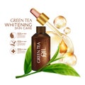 Green tea essential oil natural Skin Care Cosmetic.