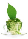 Green tea freshness Royalty Free Stock Photo