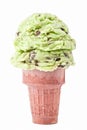 Green tea ice cream Royalty Free Stock Photo