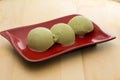 Green tea ice cream Royalty Free Stock Photo