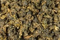 Green tea leaves background macro Royalty Free Stock Photo