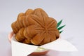 Green tea and Momiji-manju Royalty Free Stock Photo
