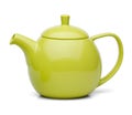 Green tea pot Royalty Free Stock Photo