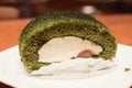 Green tea swissroll