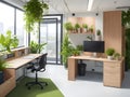 Green Technology in Business office space powered by renewable energy sources