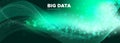 Green Technology Illustration. Big Data Analysis. Royalty Free Stock Photo