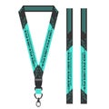 Green Technology Lanyard Template