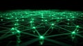 Green Technology Network: Data Connection, Abstract Structure, Artificial Intelligence, Neural Network Royalty Free Stock Photo