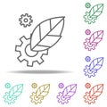 green technology outline icon. Elements of Ecology in multi color style icons. Simple icon for websites, web design, mobile app, Royalty Free Stock Photo