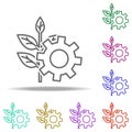 green technology outline icon. Elements of Ecology in multi color style icons. Simple icon for websites, web design, mobile app, Royalty Free Stock Photo