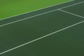 Green tennis court surface, sport background Royalty Free Stock Photo