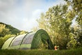 Green tent