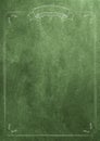 Green texture blank paper background with retro border Royalty Free Stock Photo