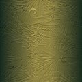 Green textured 3d tropical seamless pattern. Grunge abstract fantasy surface background. Repeat embossed vector backdrop. Emboss