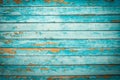 Green tide, blue, Orange old wood texture backgrounds. horizontal stripes, boards. roughness and cracks