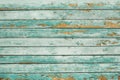 Green tide, blue, Orange old wood texture backgrounds. horizontal stripes, boards. roughness and cracks