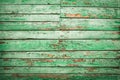 Green tide, Orange old wood texture backgrounds. horizontal stripes, boards. roughness and cracks