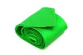 Green tie close up Royalty Free Stock Photo