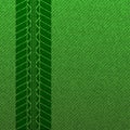 Green tire track grass background