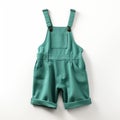 Teal Toddler Girls Overalls - Hyper Realistic And Detailed Dress