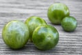 Green tomato, clouse up