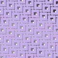 Green toned square and violet centre squre pattern - background Royalty Free Stock Photo