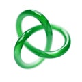 Green Torus Royalty Free Stock Photo