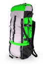 Green tourist backpack