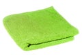 Green towel