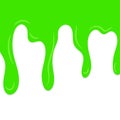 Green toxic liquid on white background. Radioactive substance