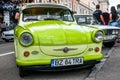 Green Trabant P 50 at the local veteran car show.